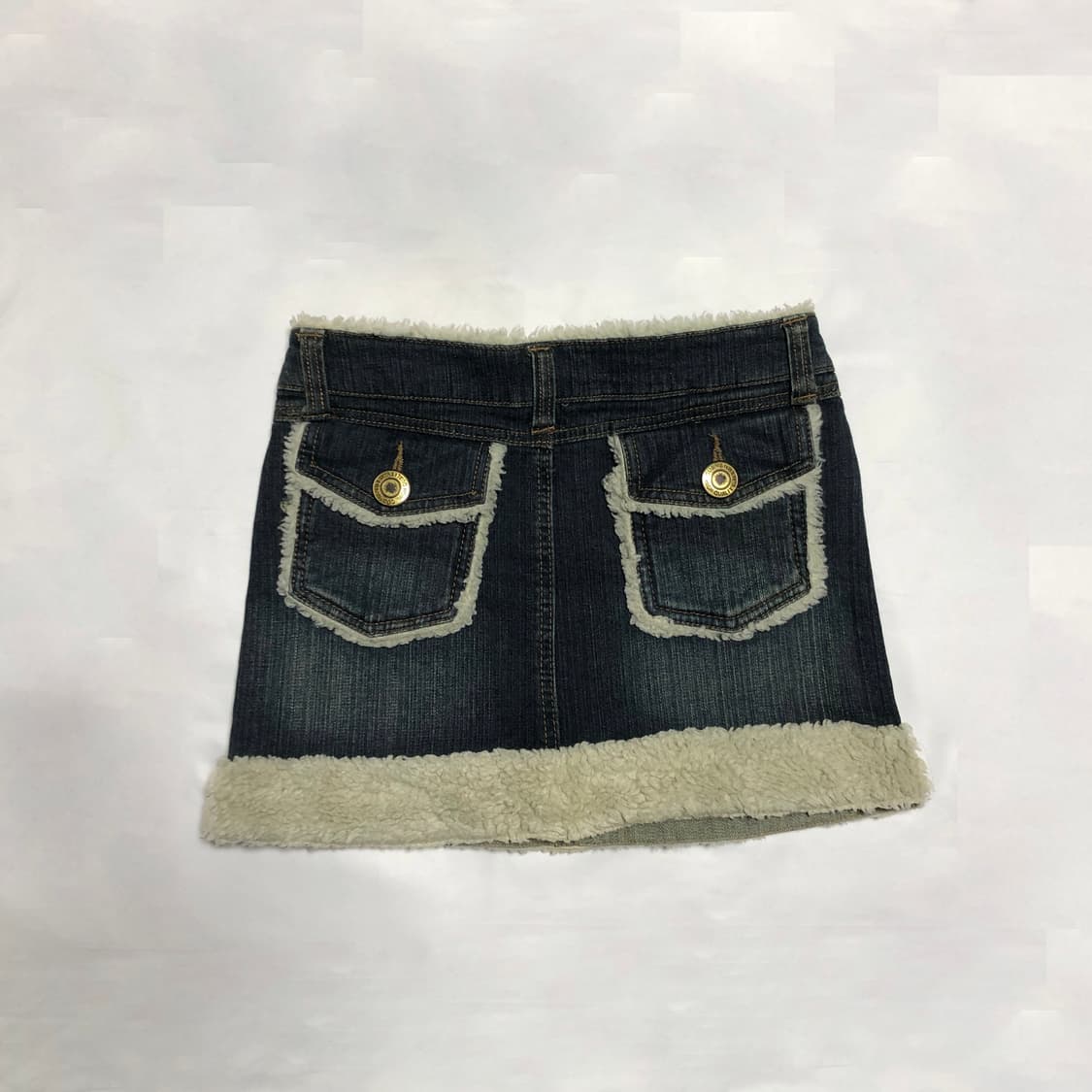 양털 데님 스커트 상품이미지3
