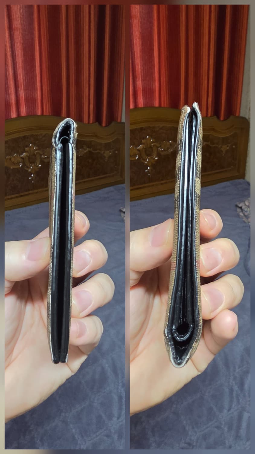 (정품) 버버리 체크 반지갑/80166111/개인/팝니다. 상품이미지5