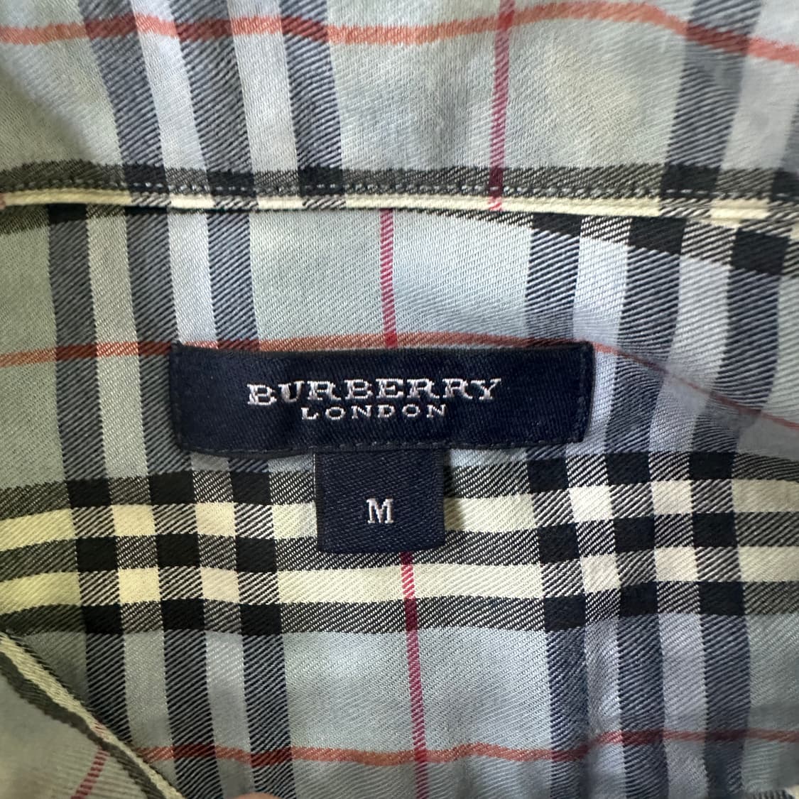 M 버버리 남자 체크 셔츠 0407D 상품이미지2