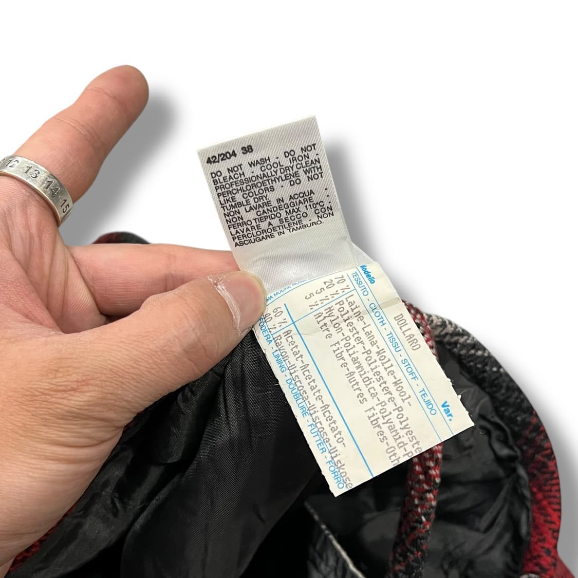  막스앤코 체크 랩 스커트 y14236 상품이미지8