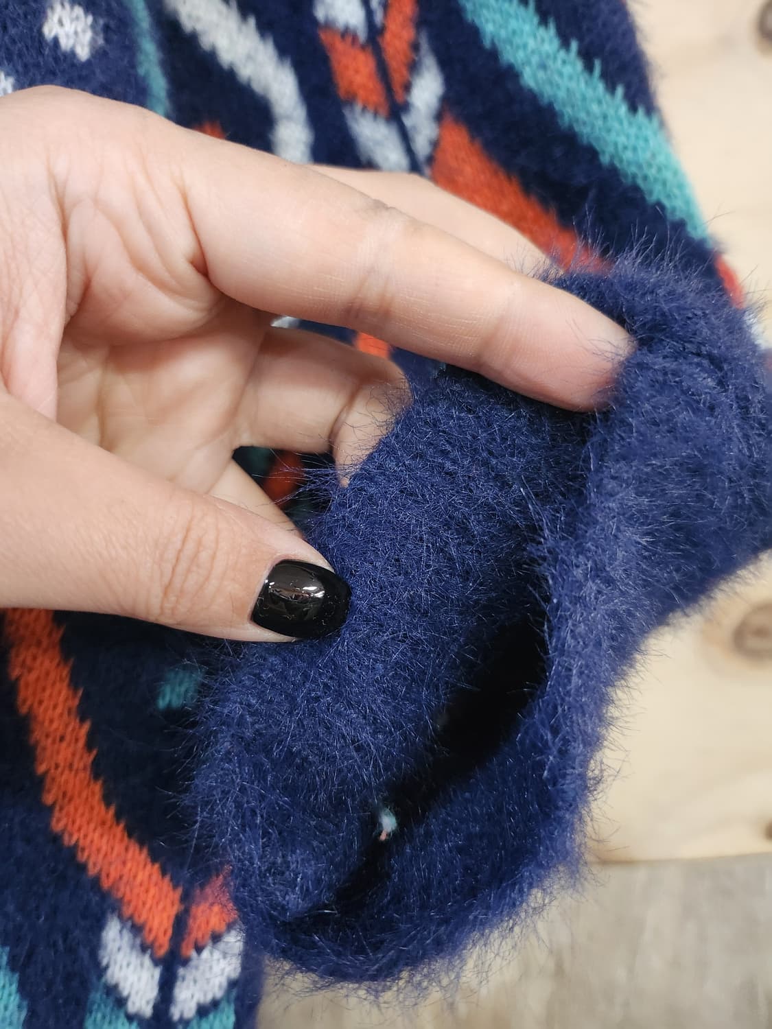 360) 패턴 오버핏 니트 상품이미지5