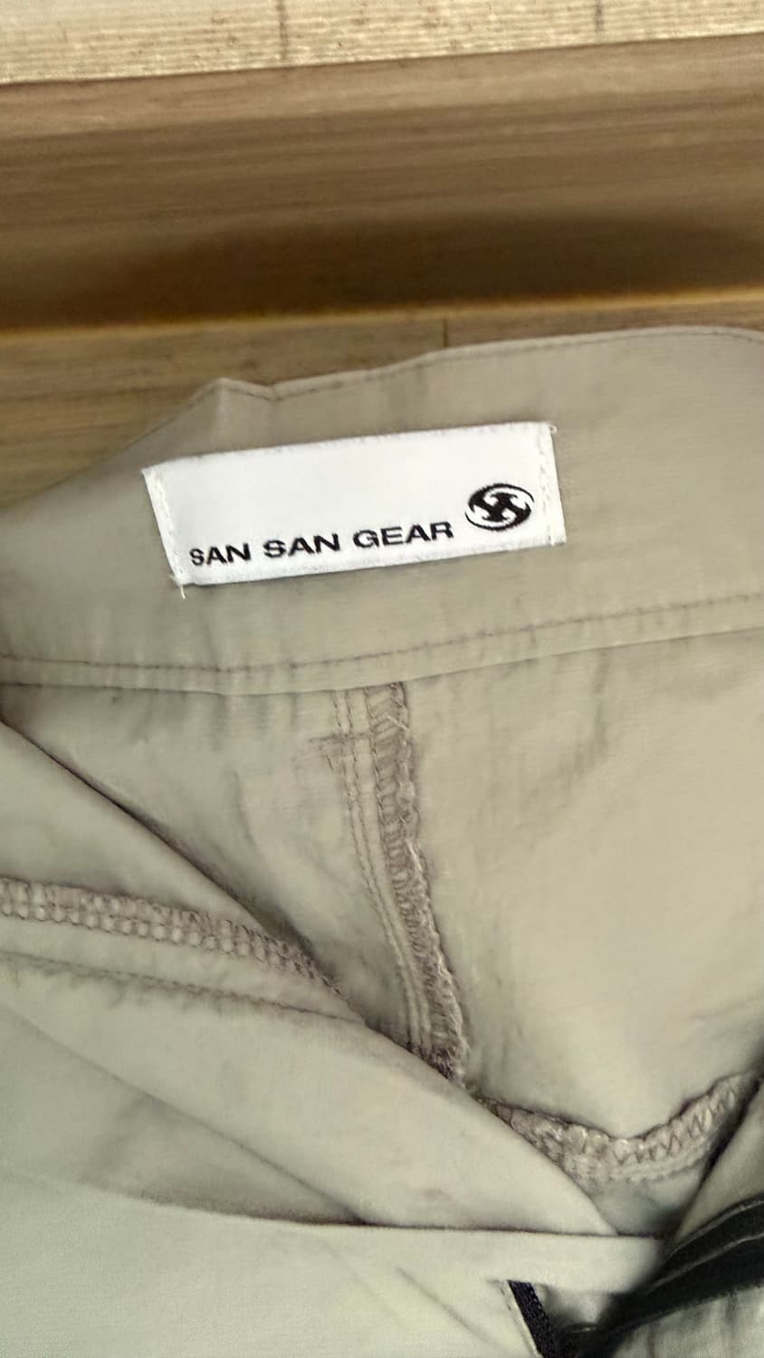 산산기어 사이드 메쉬 팬츠 베이지그레이 2 상품이미지4