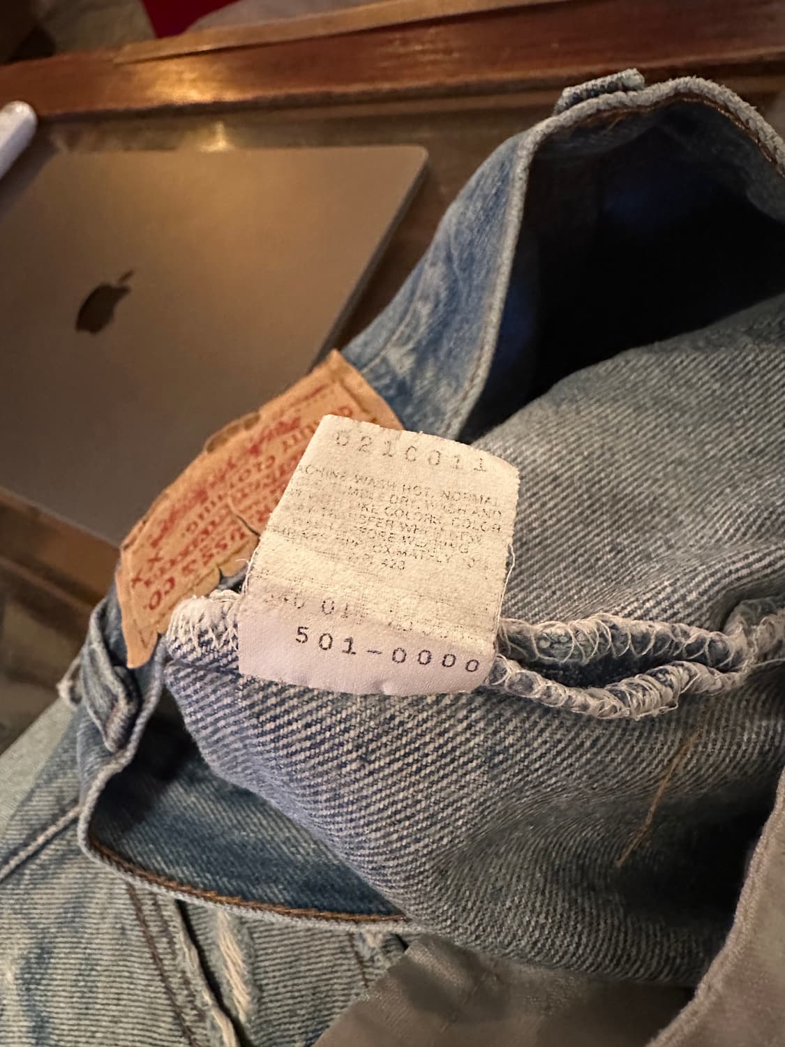 80s 90s USA 빈티지 리바이스 501xx 데님 팬츠 상품이미지7