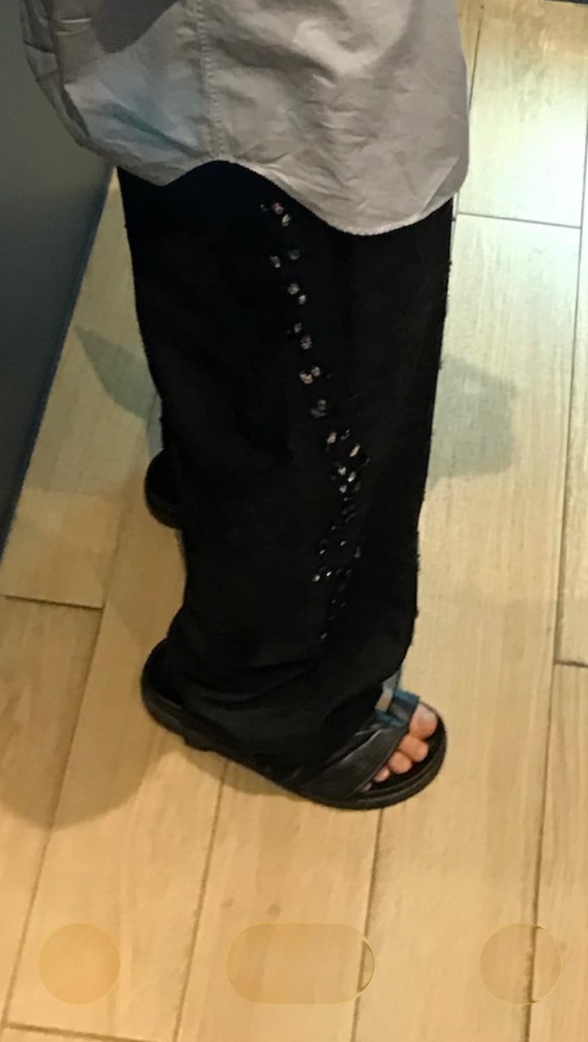 (S)유스 플라워 자카드 팬츠 상품이미지3