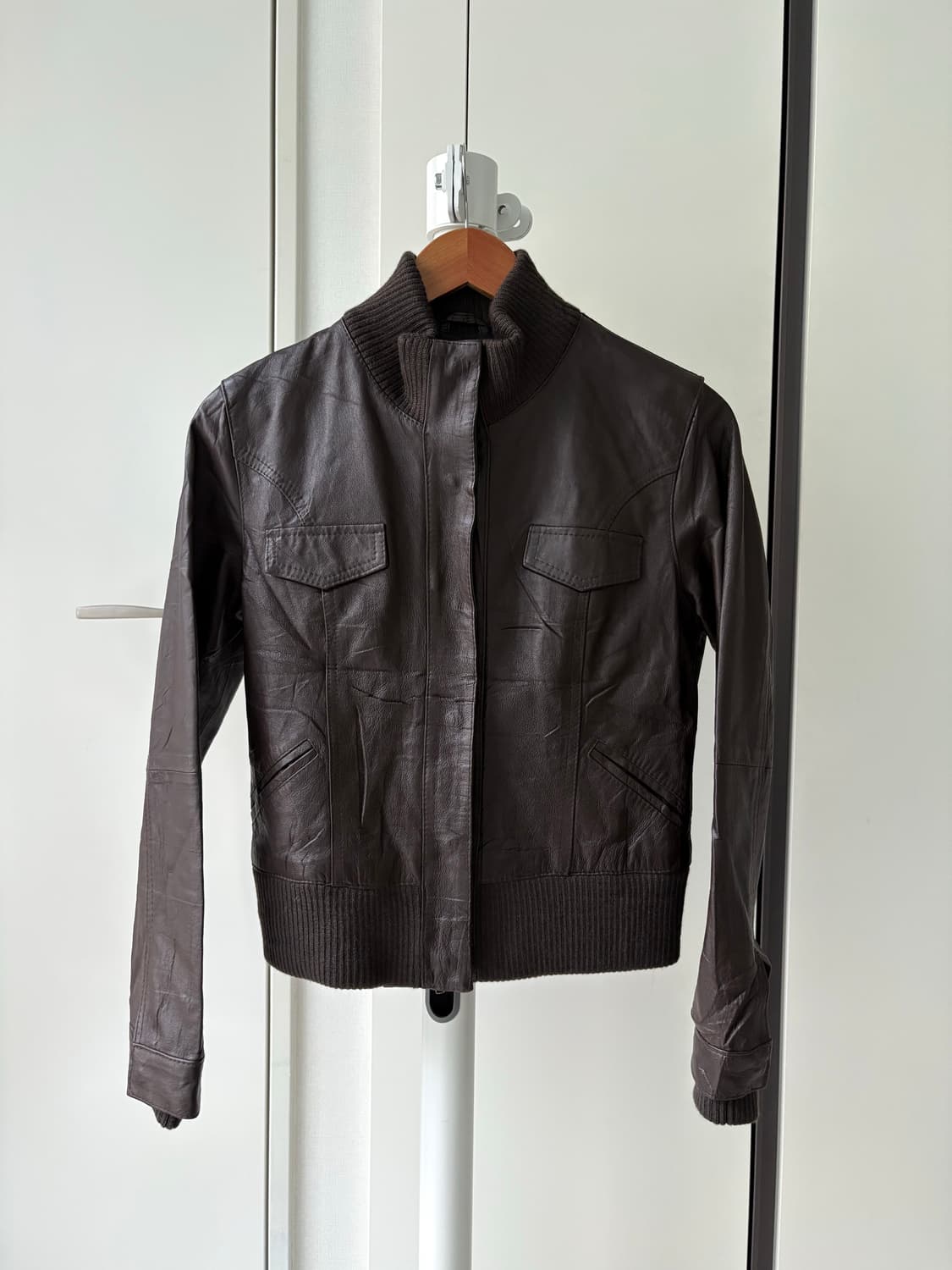 Vintage Mood Leather Jacket 상품이미지5