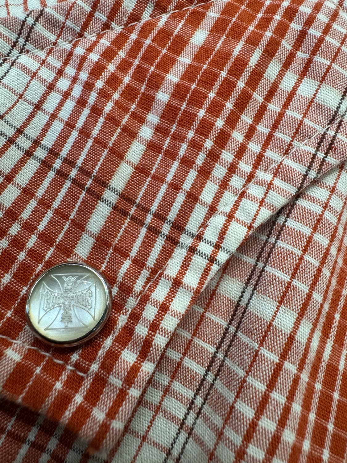 00s 웨스트 코스트 쵸퍼스 체크반팔셔츠 상품이미지4