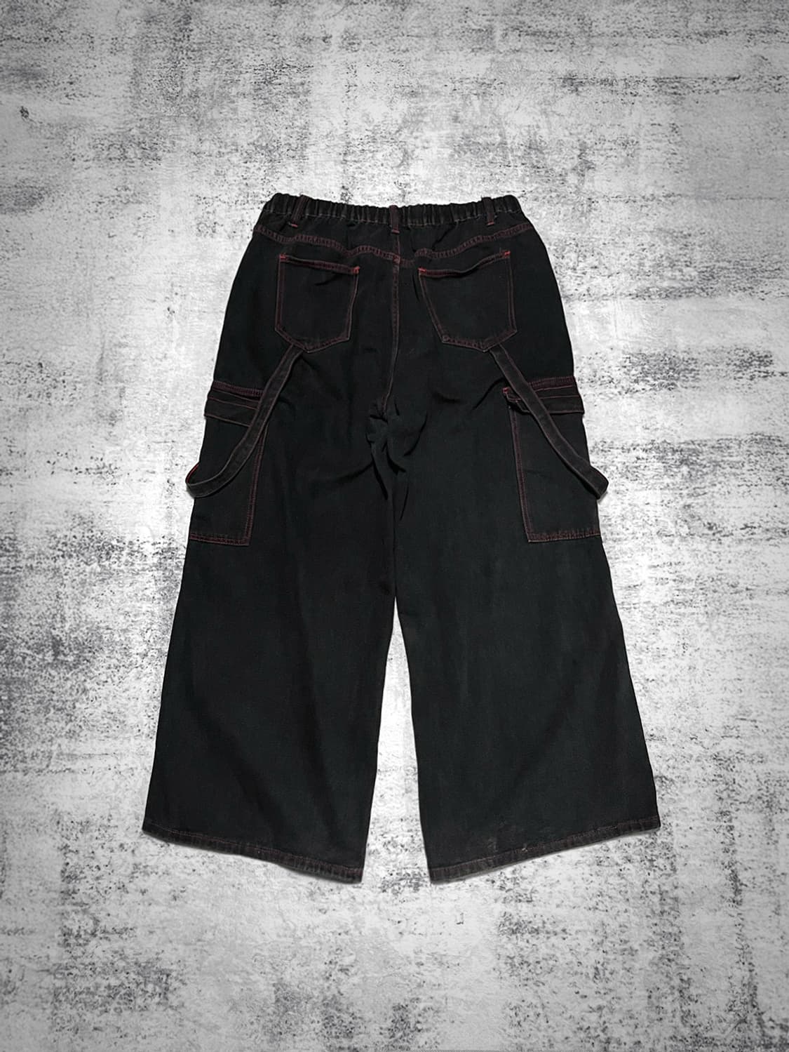 bondage punk wide pants  상품이미지4