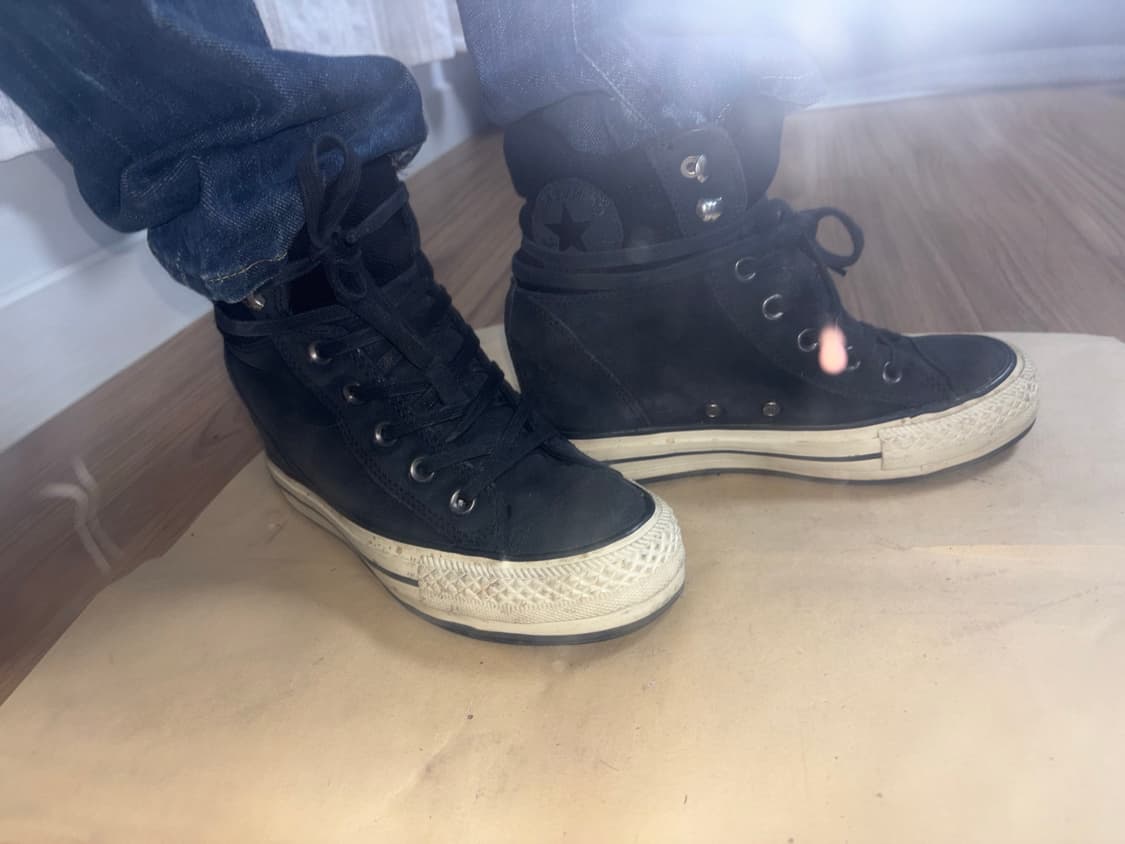 CONVERSE 블랙 스니커즈 230 상품이미지1