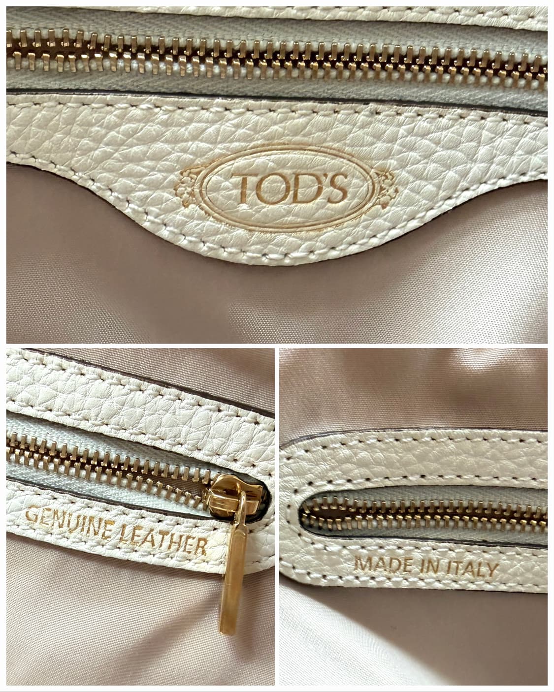 토즈 페블 레더 플라워 태슬 체인 숄더백 상품이미지10