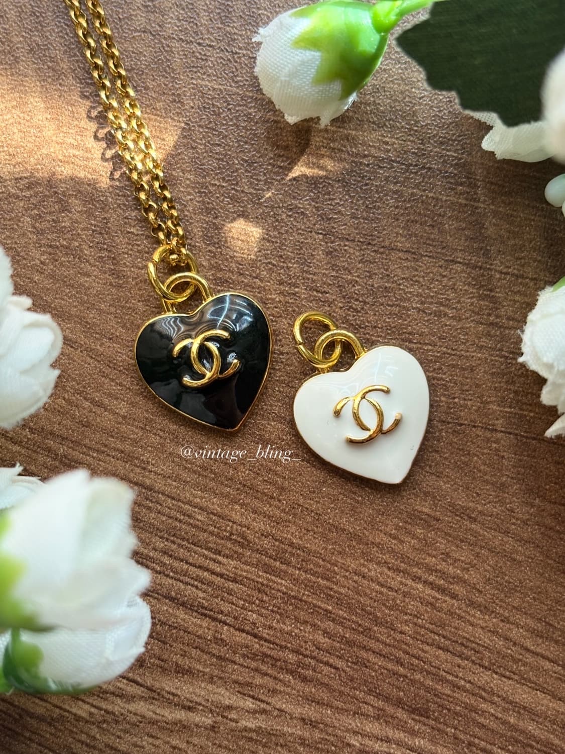 샤넬 빈티지 하트 목걸이 상품이미지1