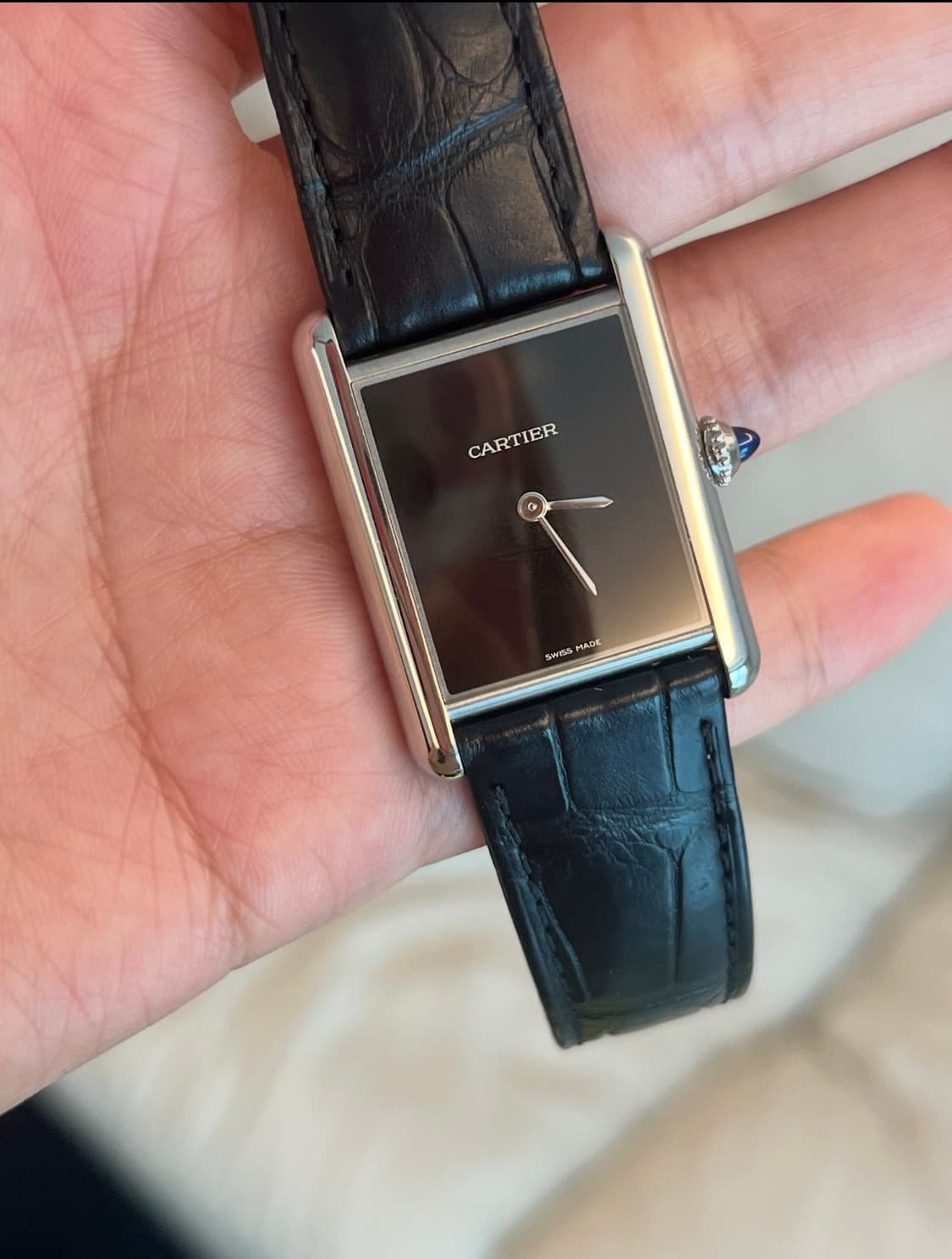 까르띠에 시계 탱크머스트 블랙  상품이미지7