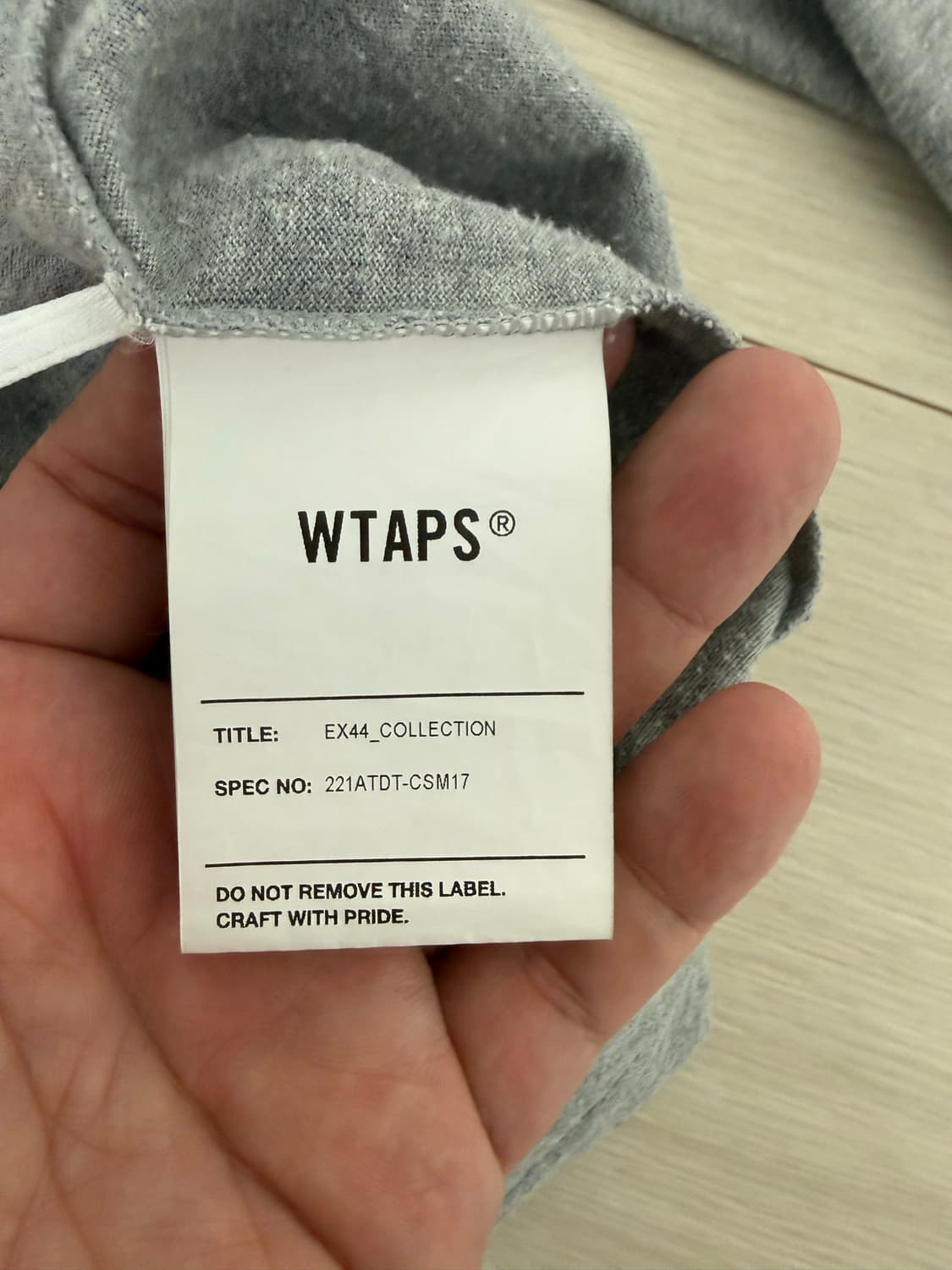 더블탭스 WTAPS 아카데미 레터로고 티셔츠 XL 상품이미지5