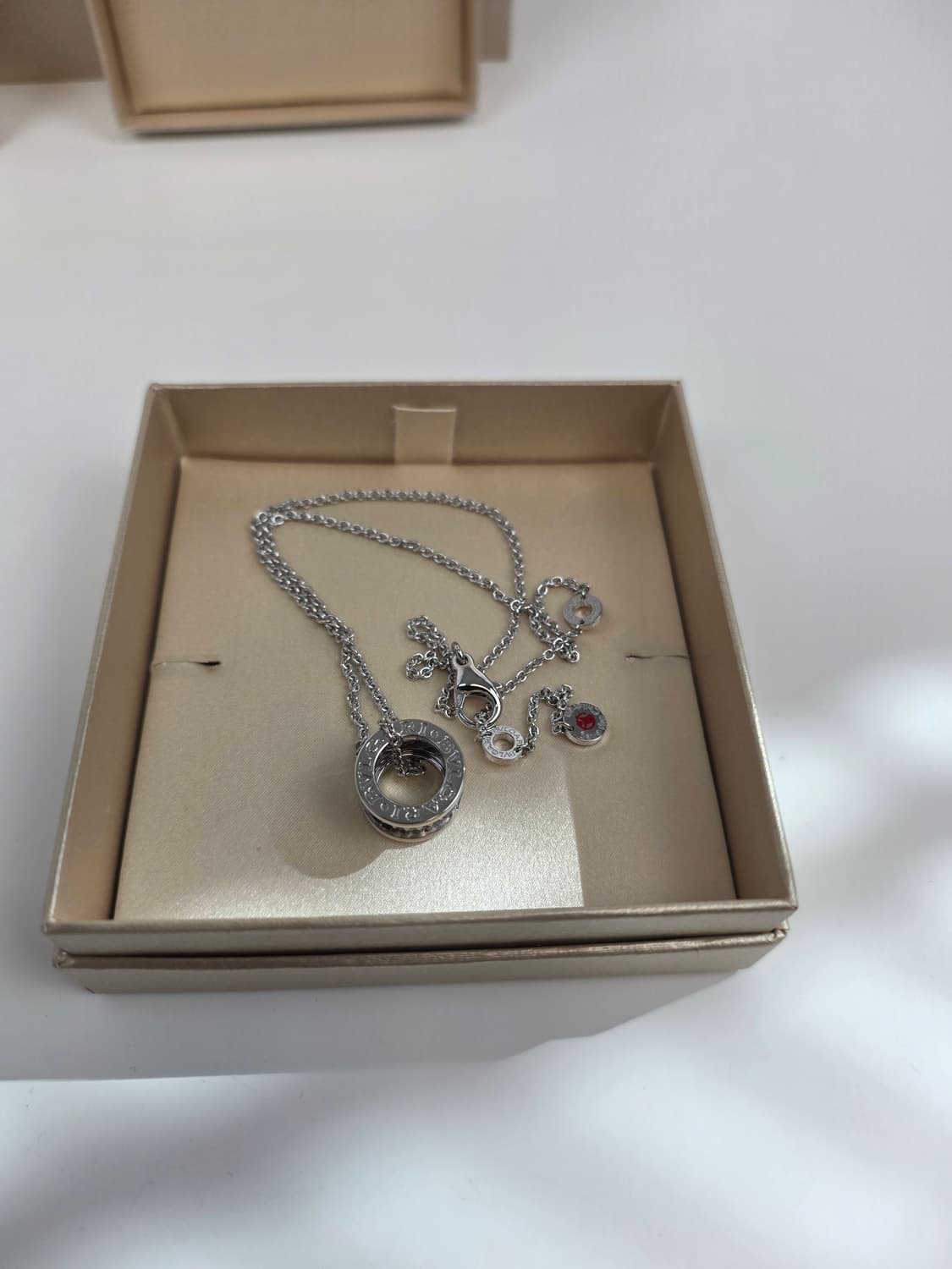 (새상품) 불가리 세이브더칠드런 실버 목걸이 상품이미지7