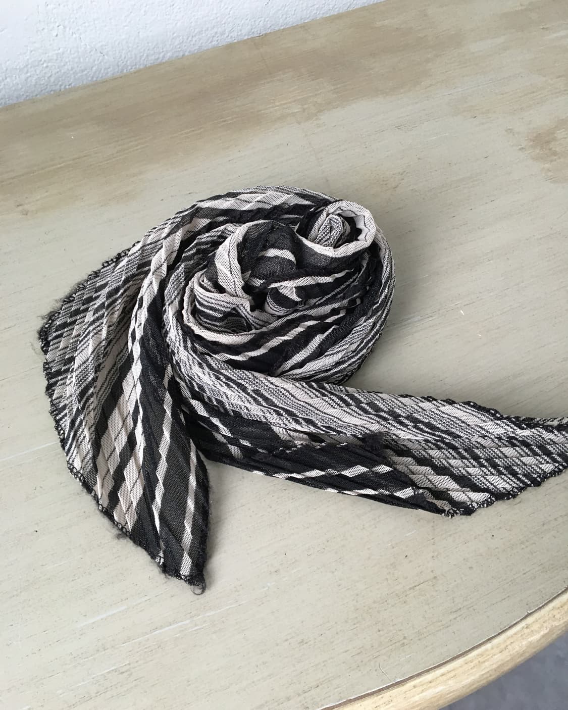 pattern pleats scarf 상품이미지1