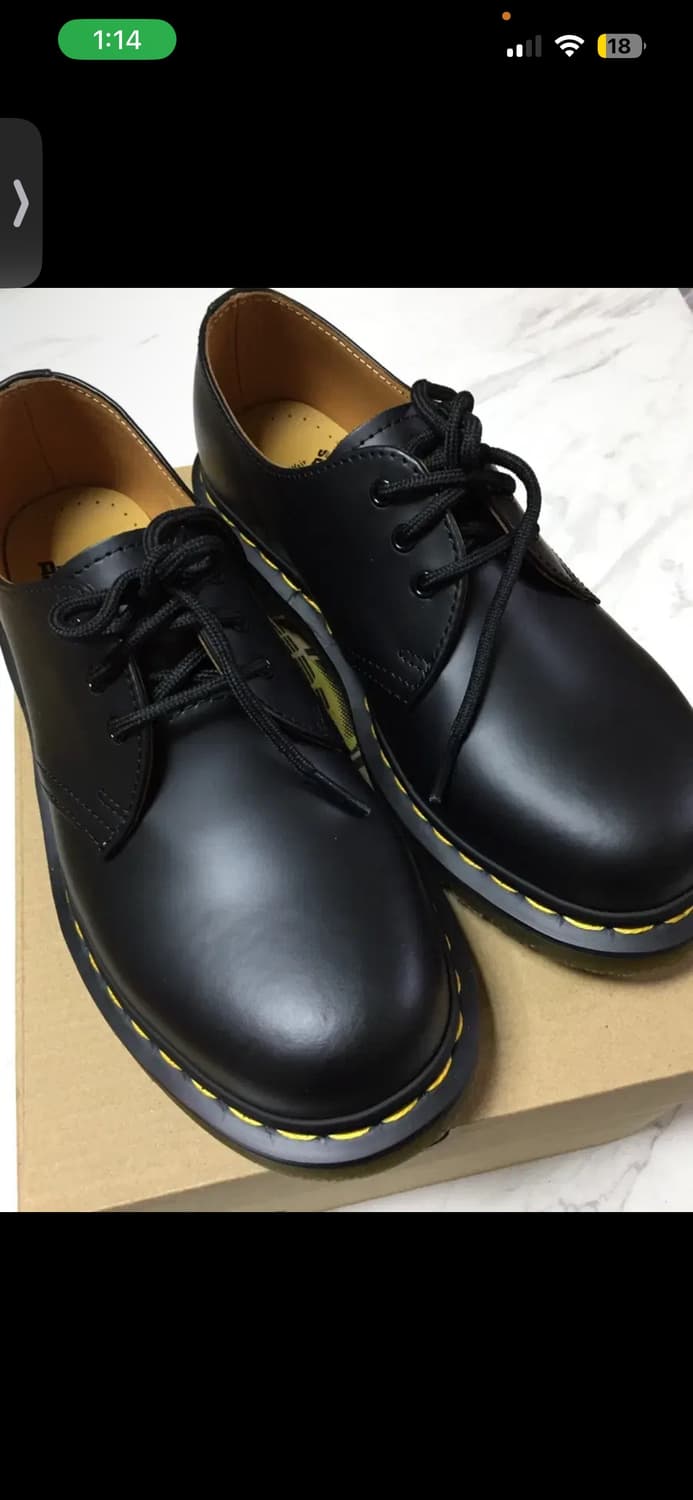 닥터마틴 1461 3홀 블랙 스무스 240 상품이미지2