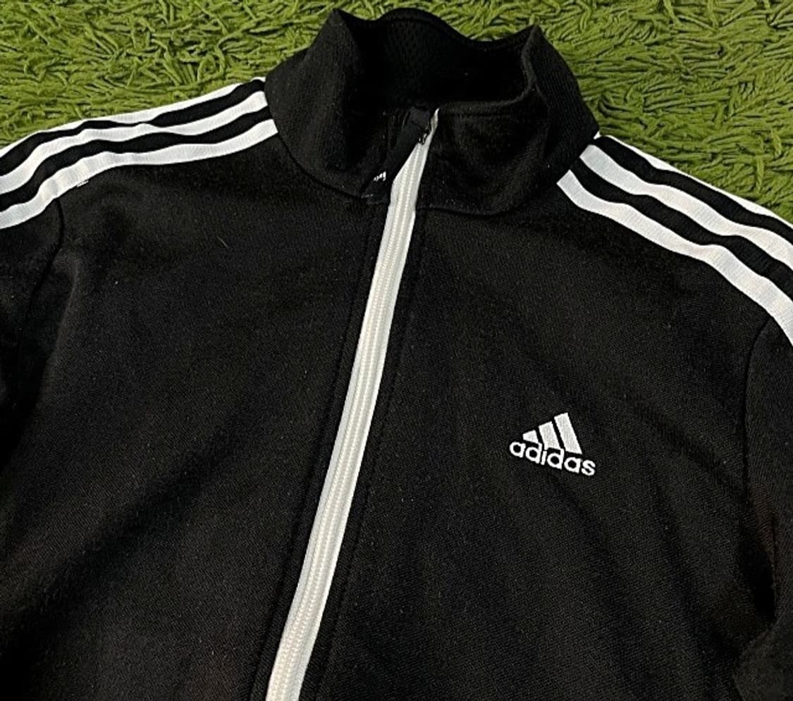 아디다스 블랙 검정 여자 트랙탑 져지집업 85/XS 상품이미지2