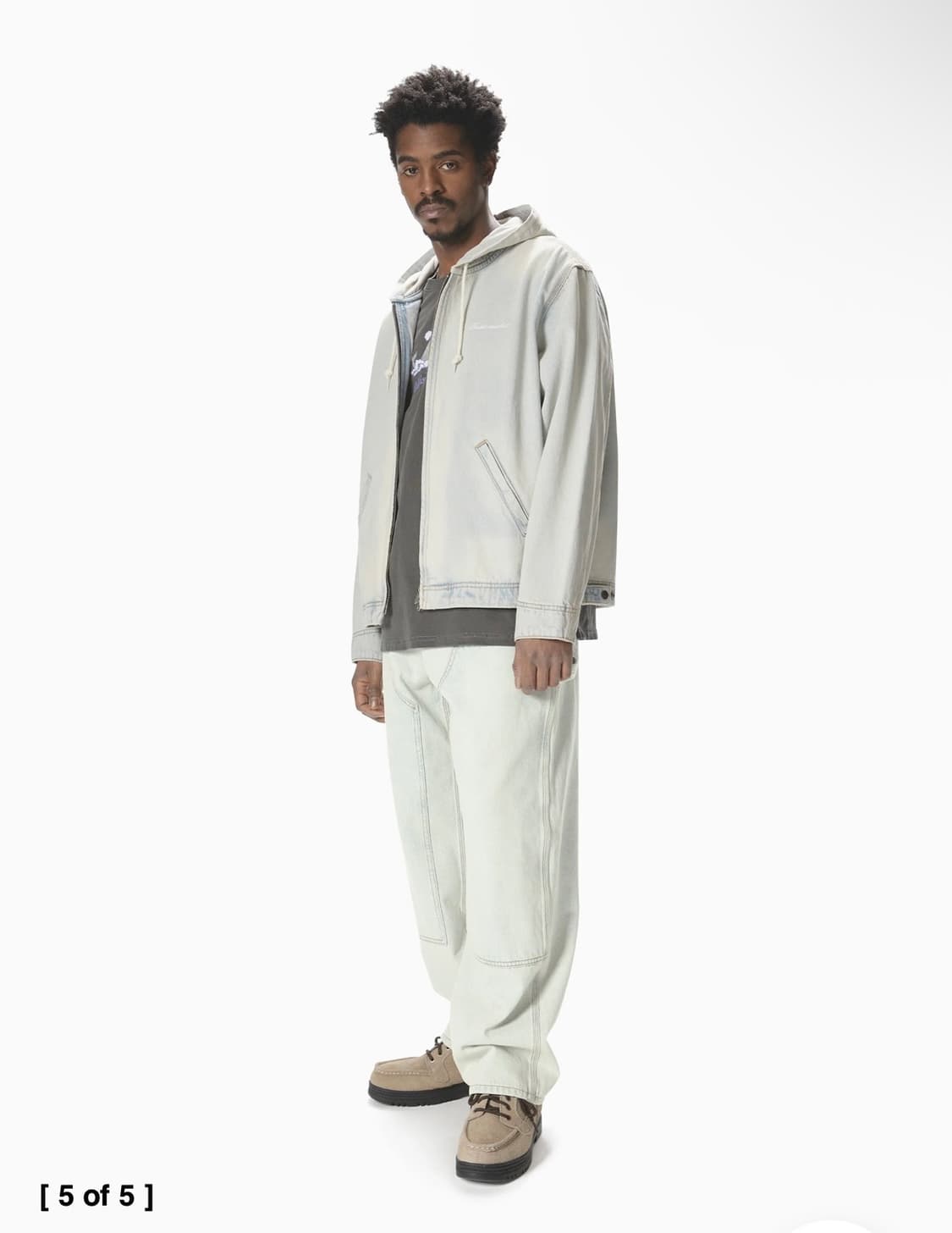 디스이즈네버댓) Denim Carpenter Pant Ice M 상품이미지3