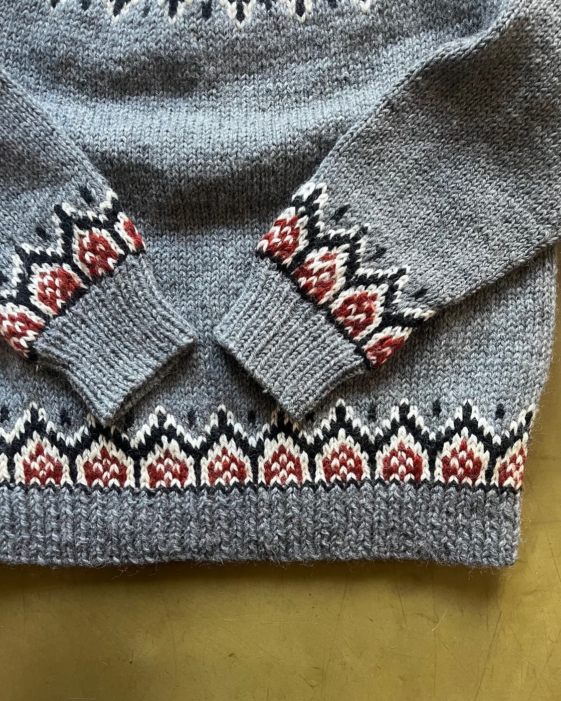 Native Indian Patten Old Heavy Wool Knit 상품이미지5