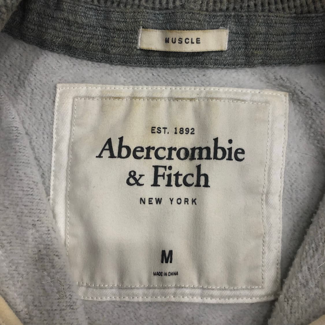 아베크롬비 회색 후드집업 상품이미지4