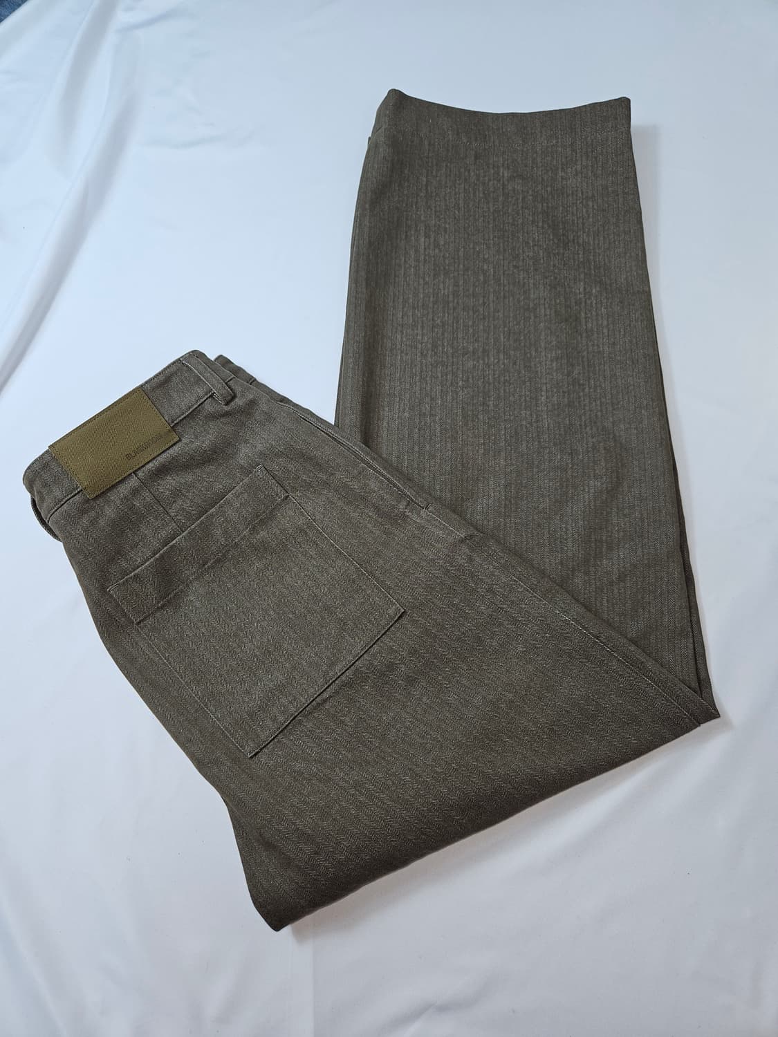 블랭크룸 패치 데님팬츠 원턱 와이드 클래식 2사이즈 (거의 새상품) 상품이미지1