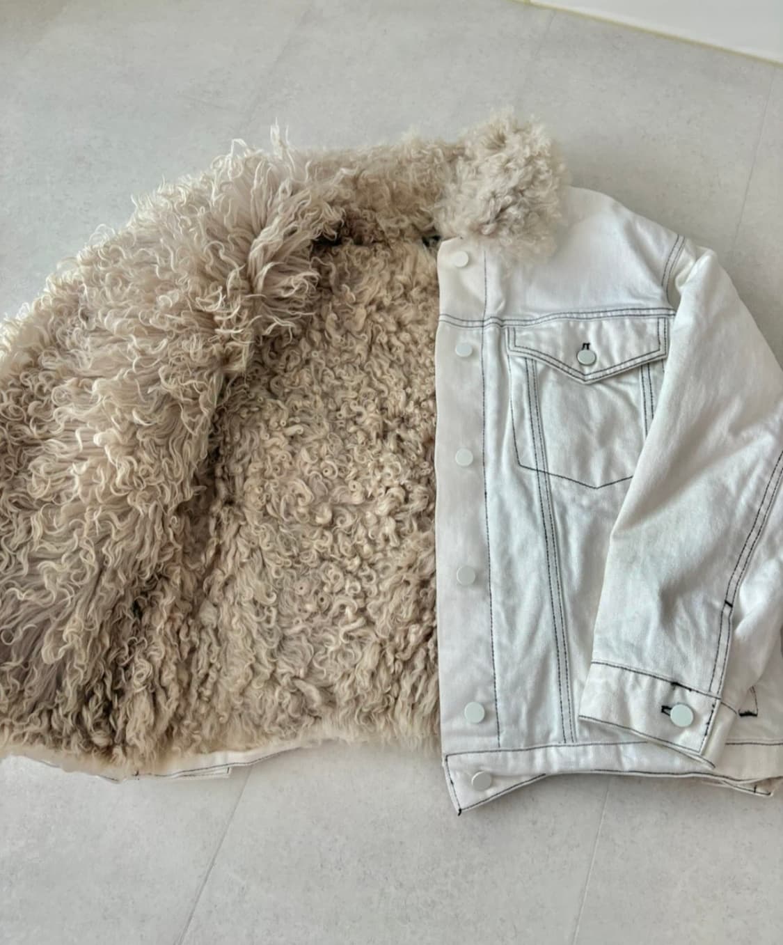 알렉산더왕 리얼 양털 자켓 상품이미지2