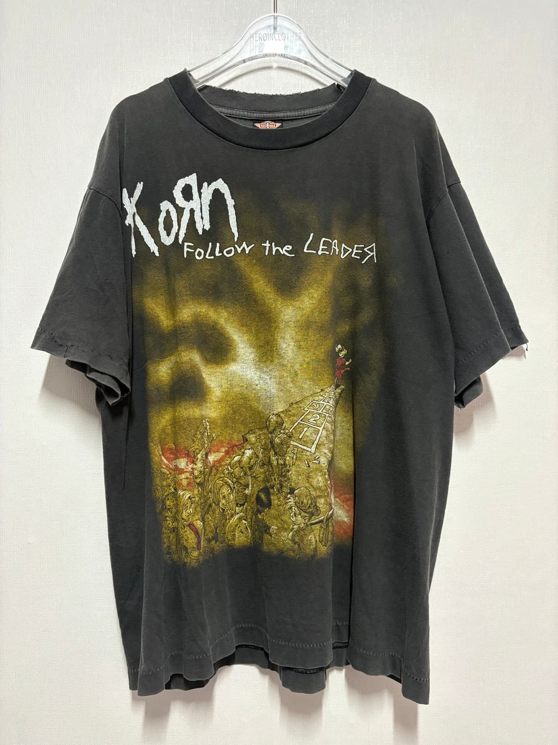 [L] 90's Korn Follow The Leader 부트렉 티셔츠 상품이미지1