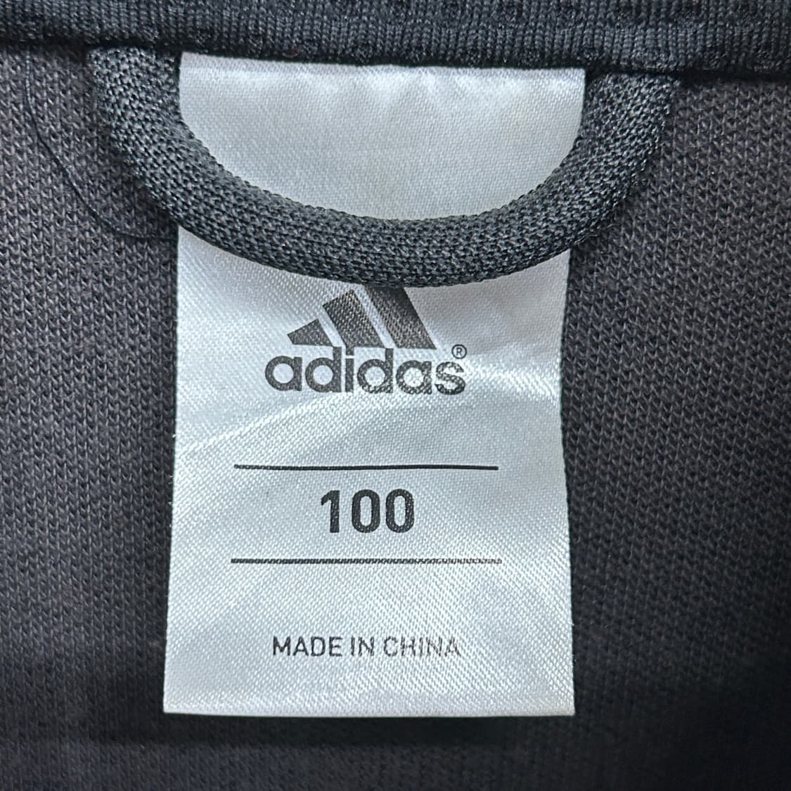 아디다스 블랙 화이트 삼선 트랙탑 져지 L 상품이미지6