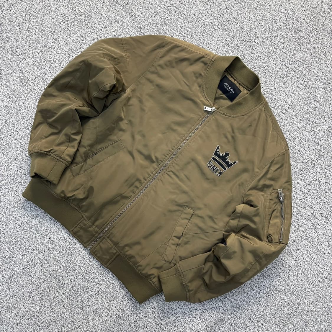 100 잭앤질 남성 항공점퍼 블루종 0407J 상품이미지1