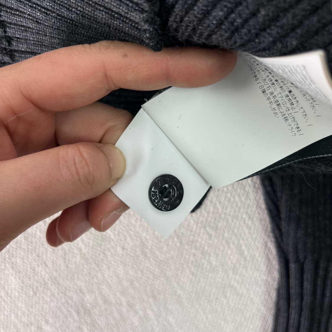 95 스톤아일랜드 머슬핏 크루넥 골지 울 니트 상품이미지6