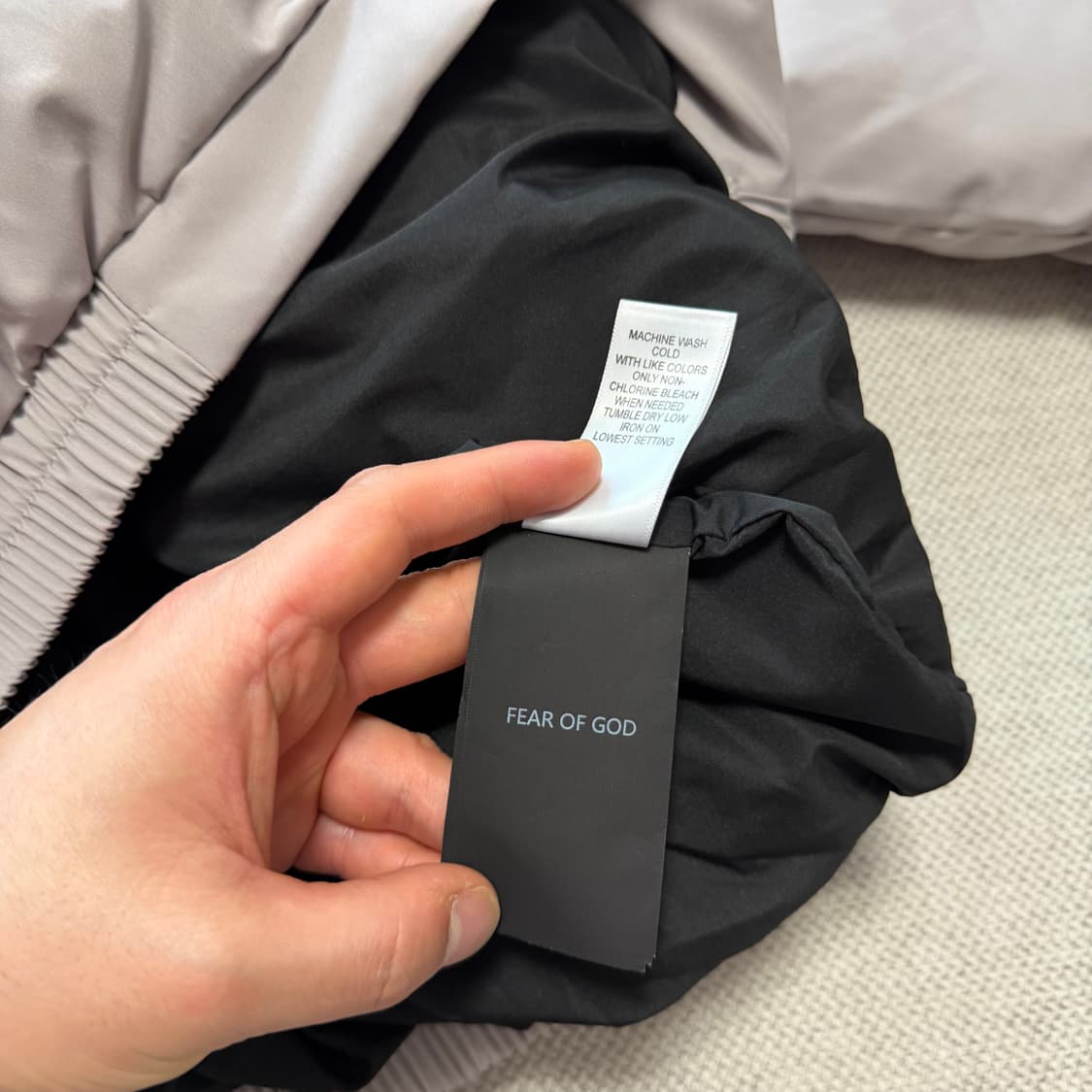 피어오브갓 에센셜 퍼피 자켓 실버 상품이미지6