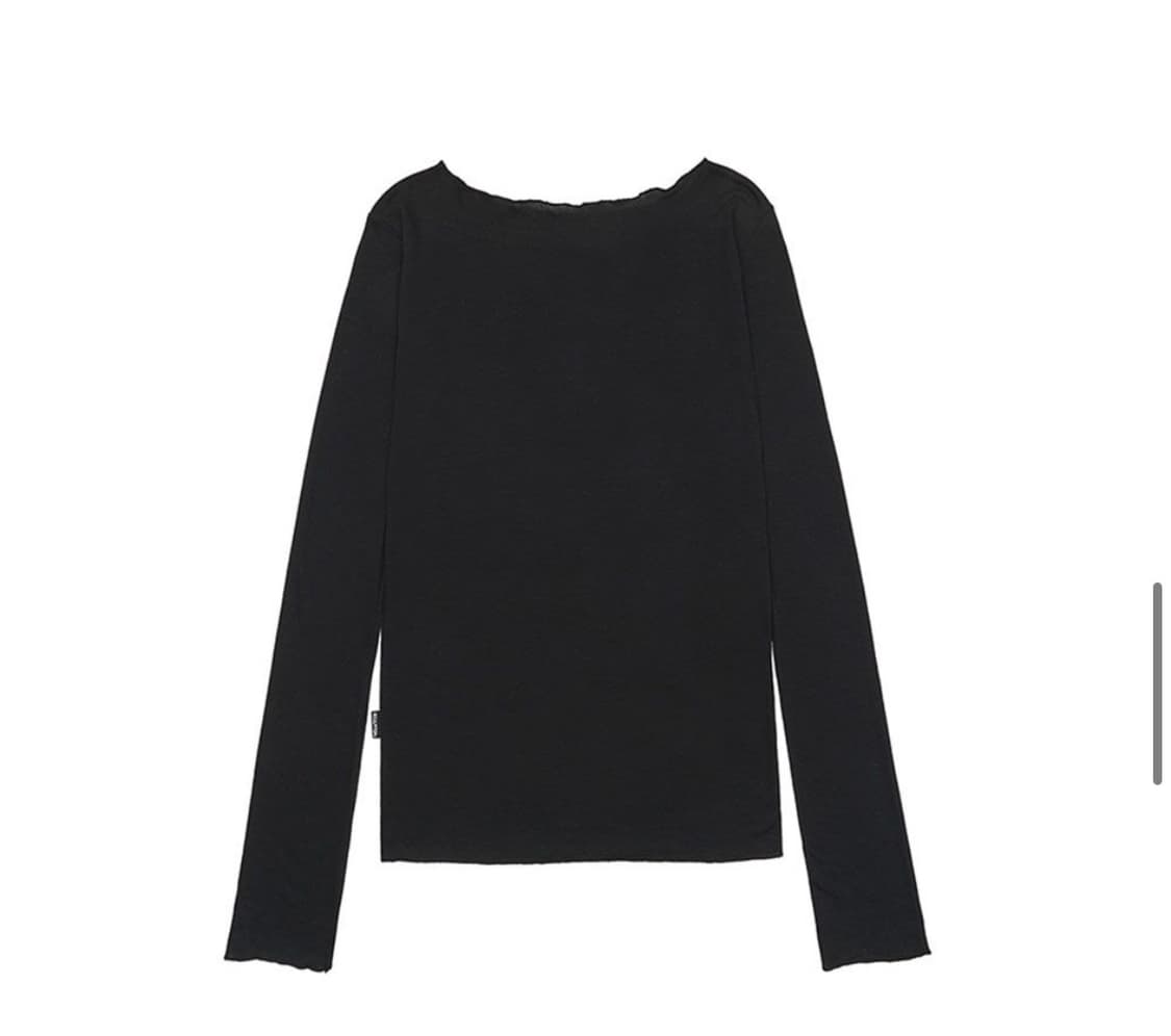 스컬프터) Masterpiece Sheer Top BK M 상품이미지3