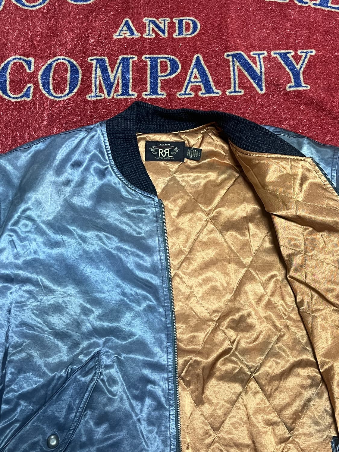 더블알엘 (RRL) 임브로이더 새틴 플라이트 자켓 상품이미지3