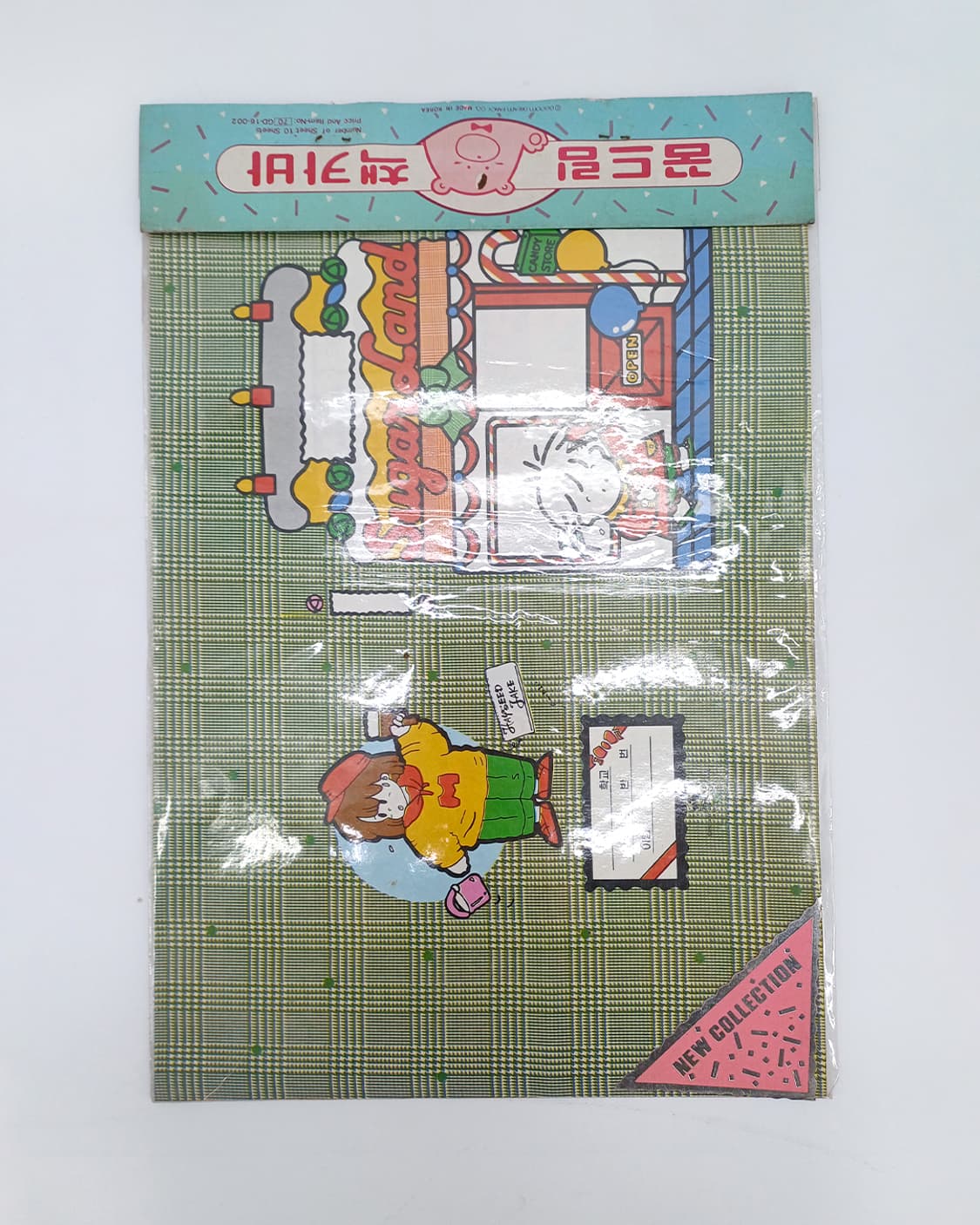 90년대 북커버 포장지 체크 캐릭터 y2k 다꾸인스 상품이미지4