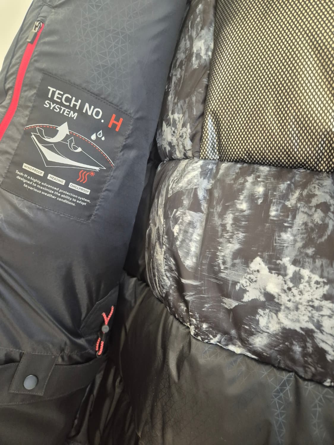 (1회착용)비브랜드 구스다운 롱패딩 110사이즈 상품이미지2