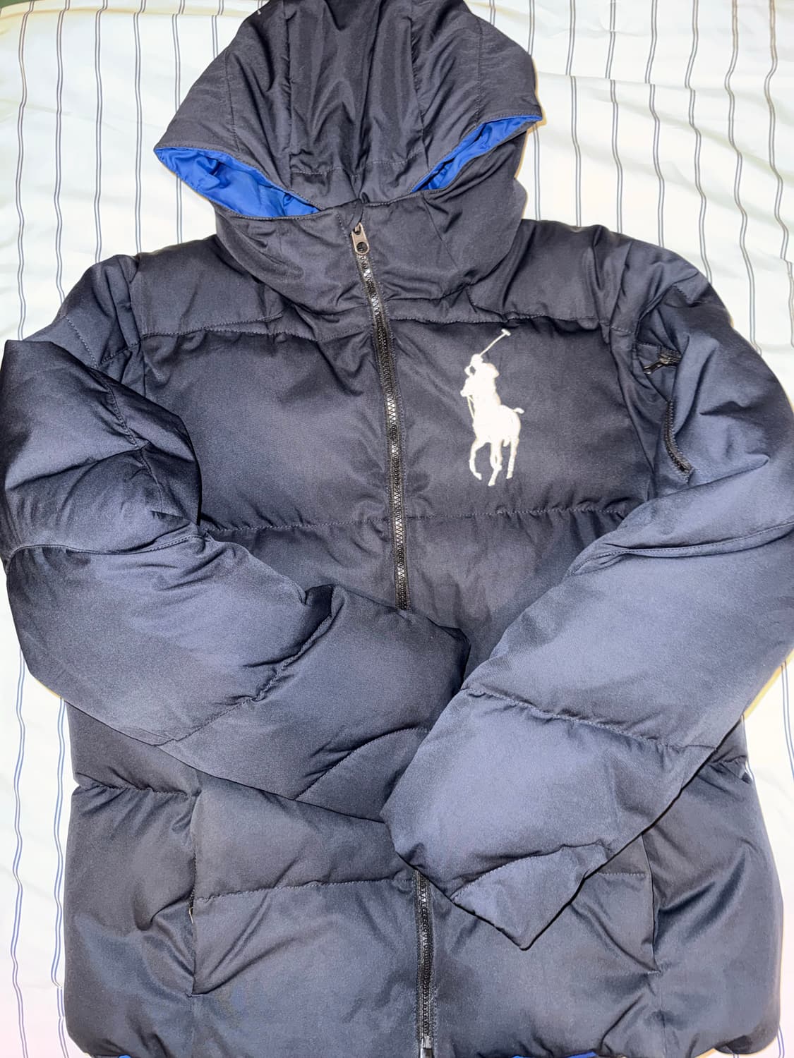 폴로 랄프로렌 빅포니 패딩 네이비 XL 상품이미지1