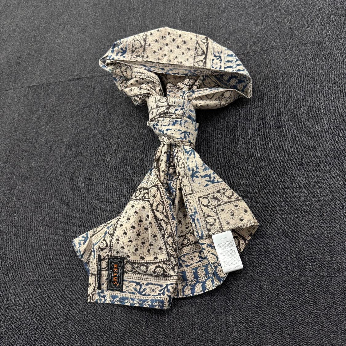 BEAMS 빔즈 플러스 페이즐리 머플러 스카프 상품이미지1