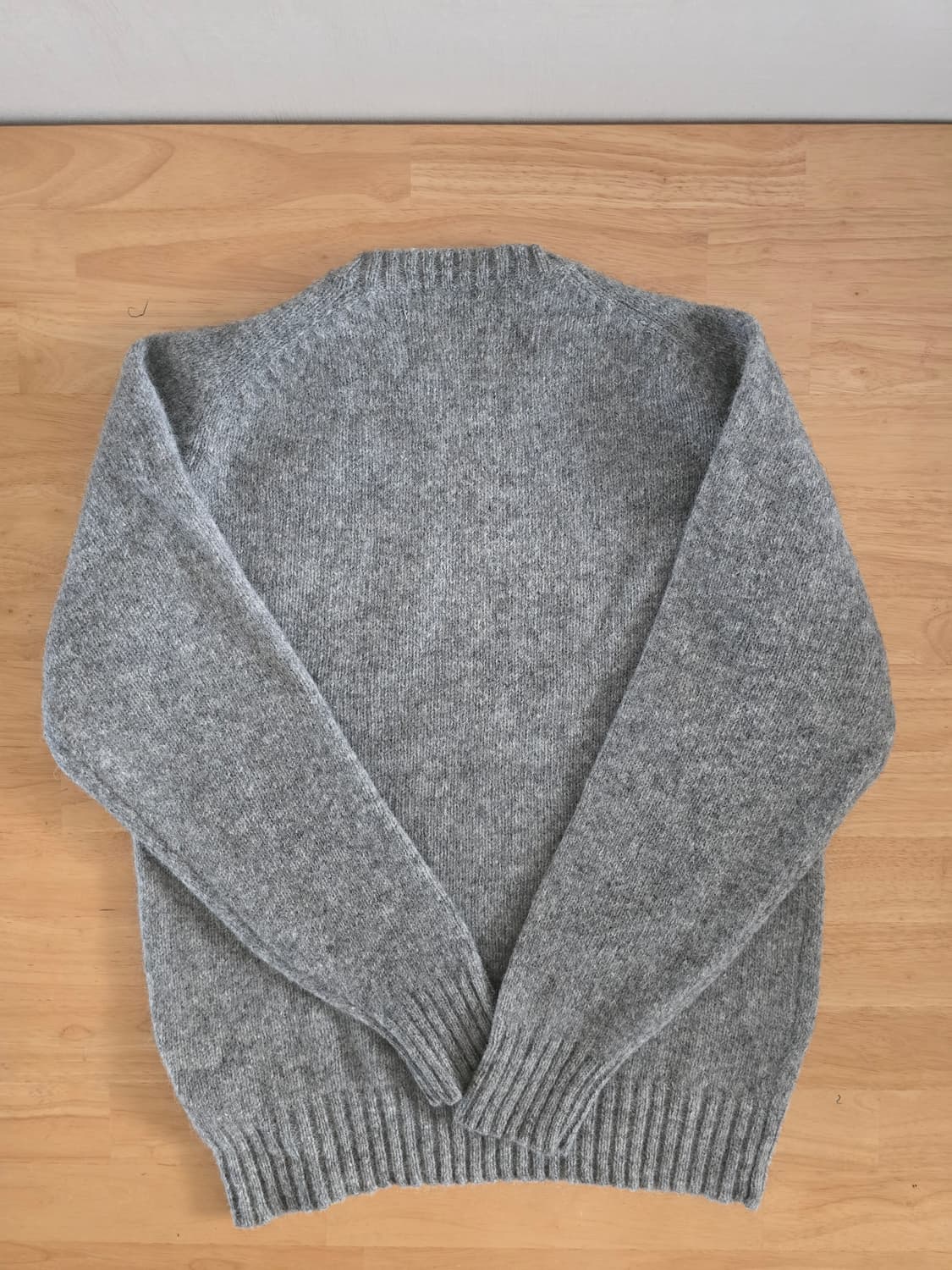 Hunting Stewart 클래식 그레이 울 니트  상품이미지5