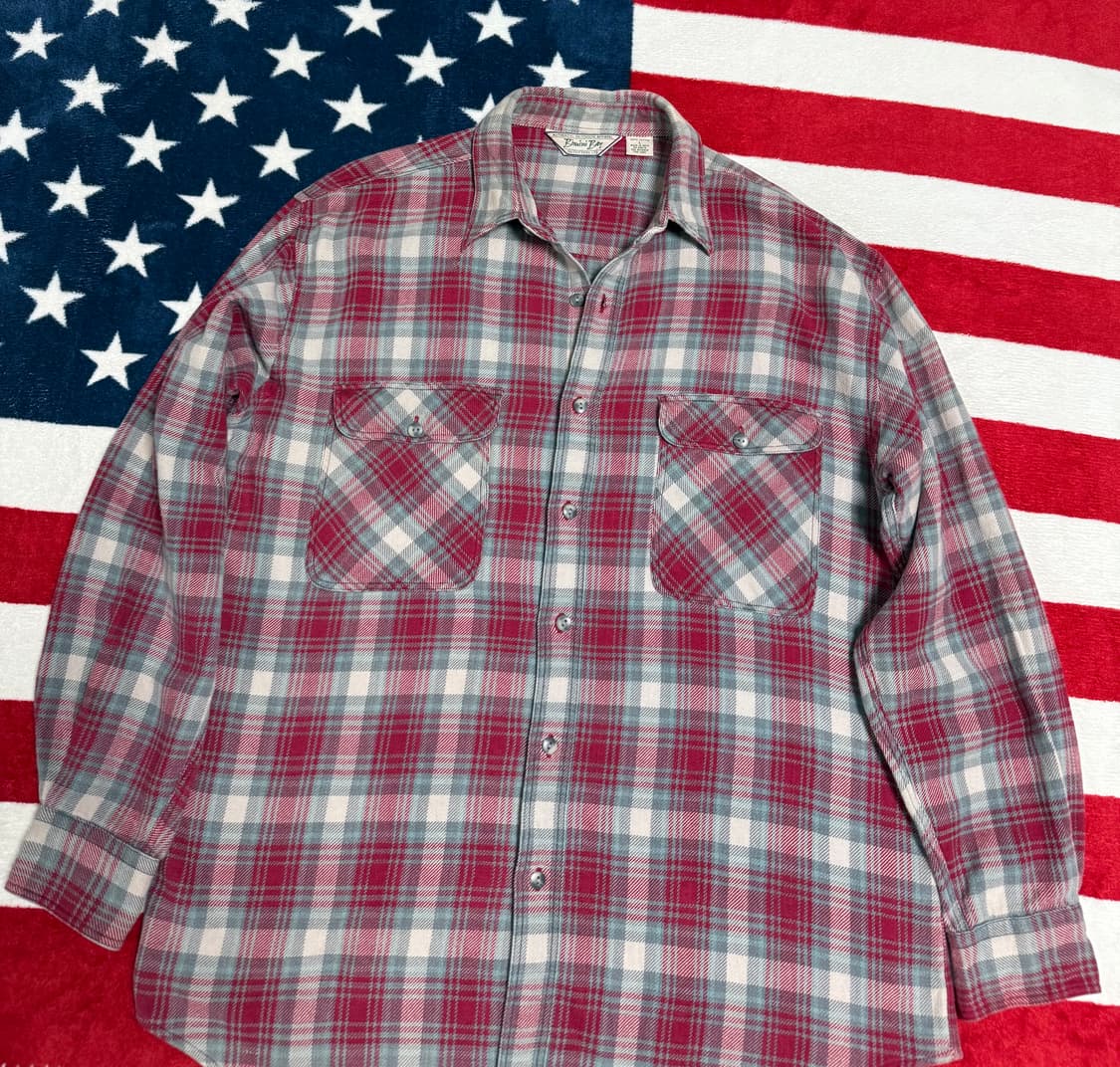 플란넬셔츠 빈티지플란넬셔츠 flannel shirt 빈티지 아메리칸캐주얼 상품이미지8