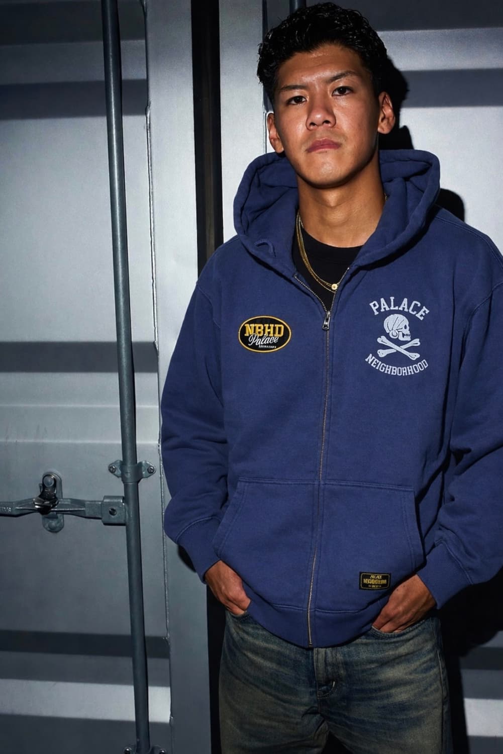 팔라스 x 네이버후드 스컬 집 후드 XL  상품이미지3