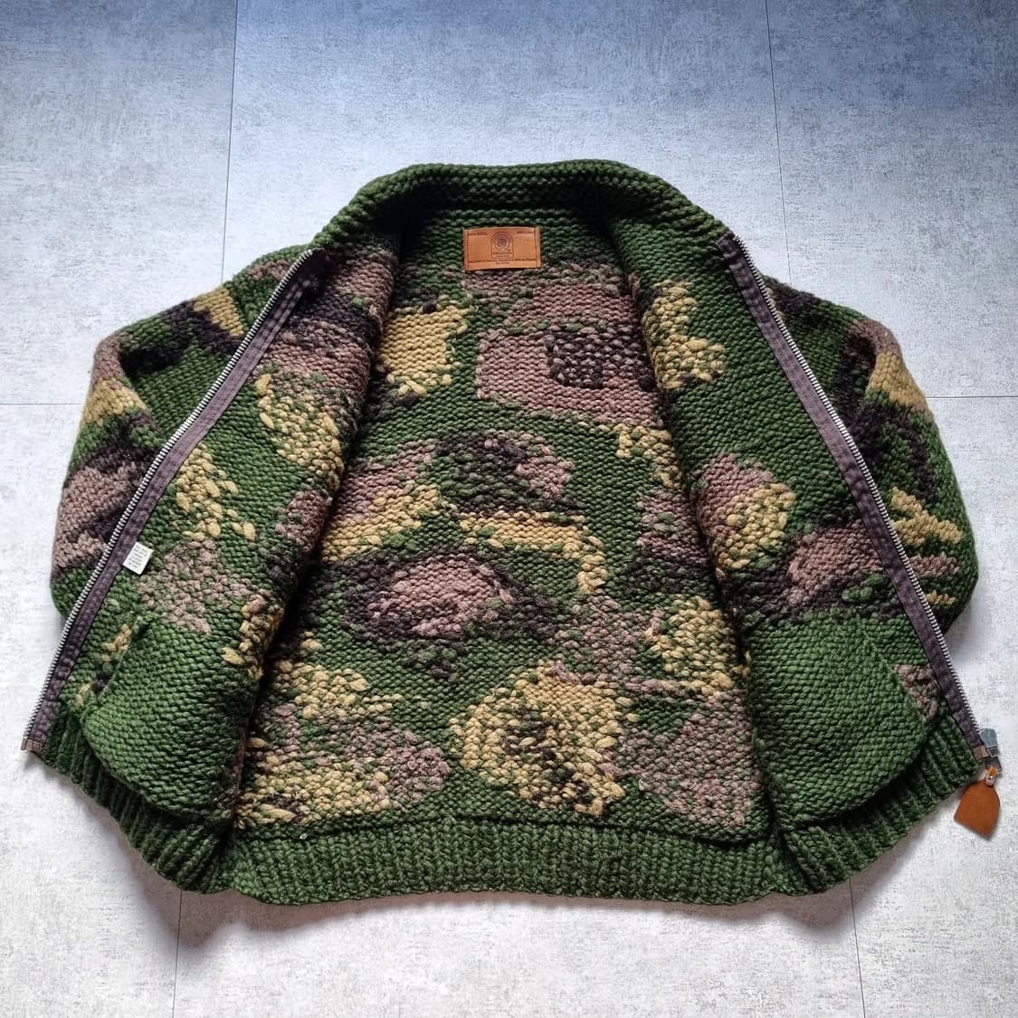 캐나디안 스웨터 컴퍼니 카모플라쥬 코위찬 가디건 105sz 상품이미지5