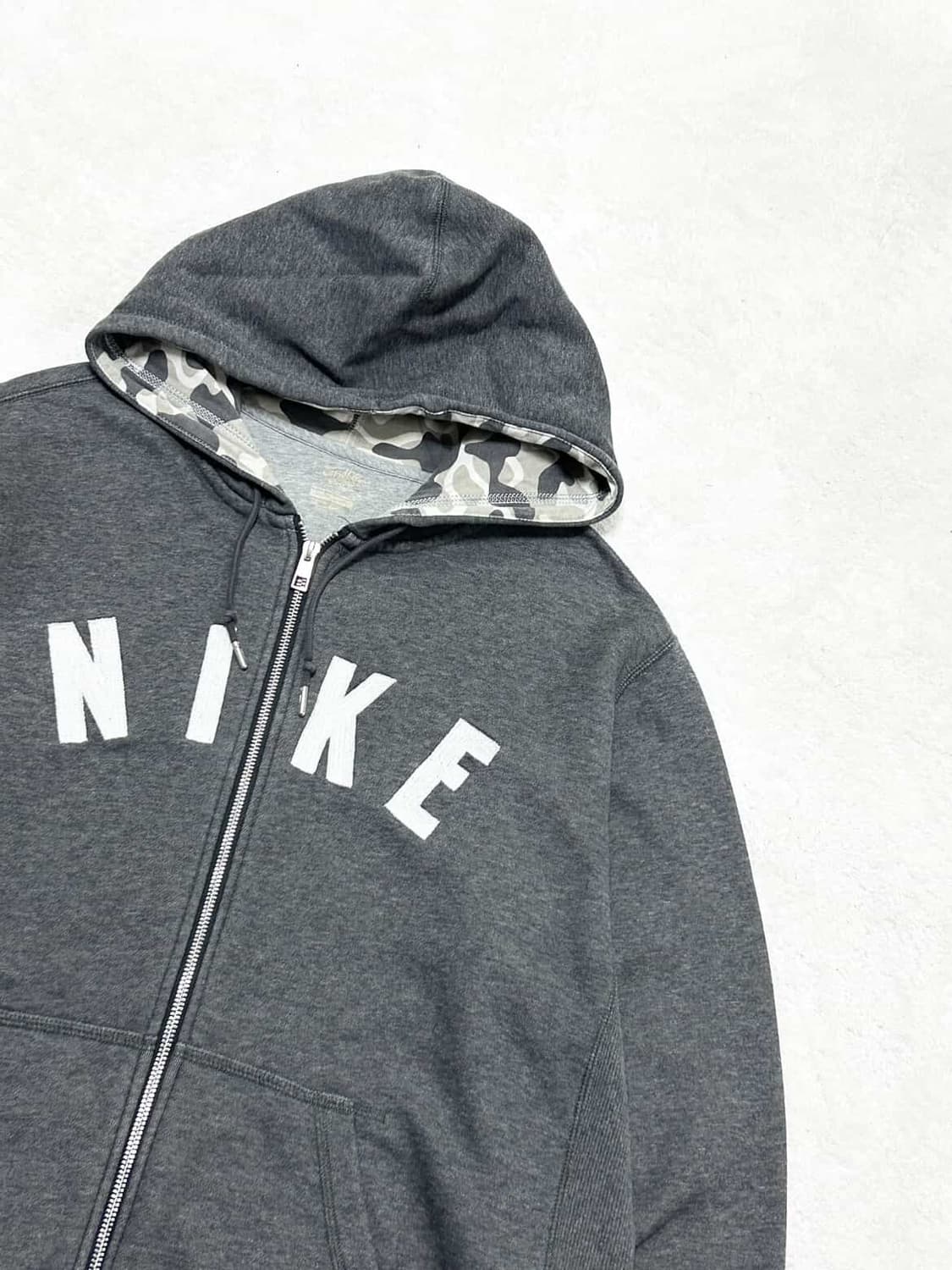 나이키 빅로고 그레이 후드집업 상품이미지6