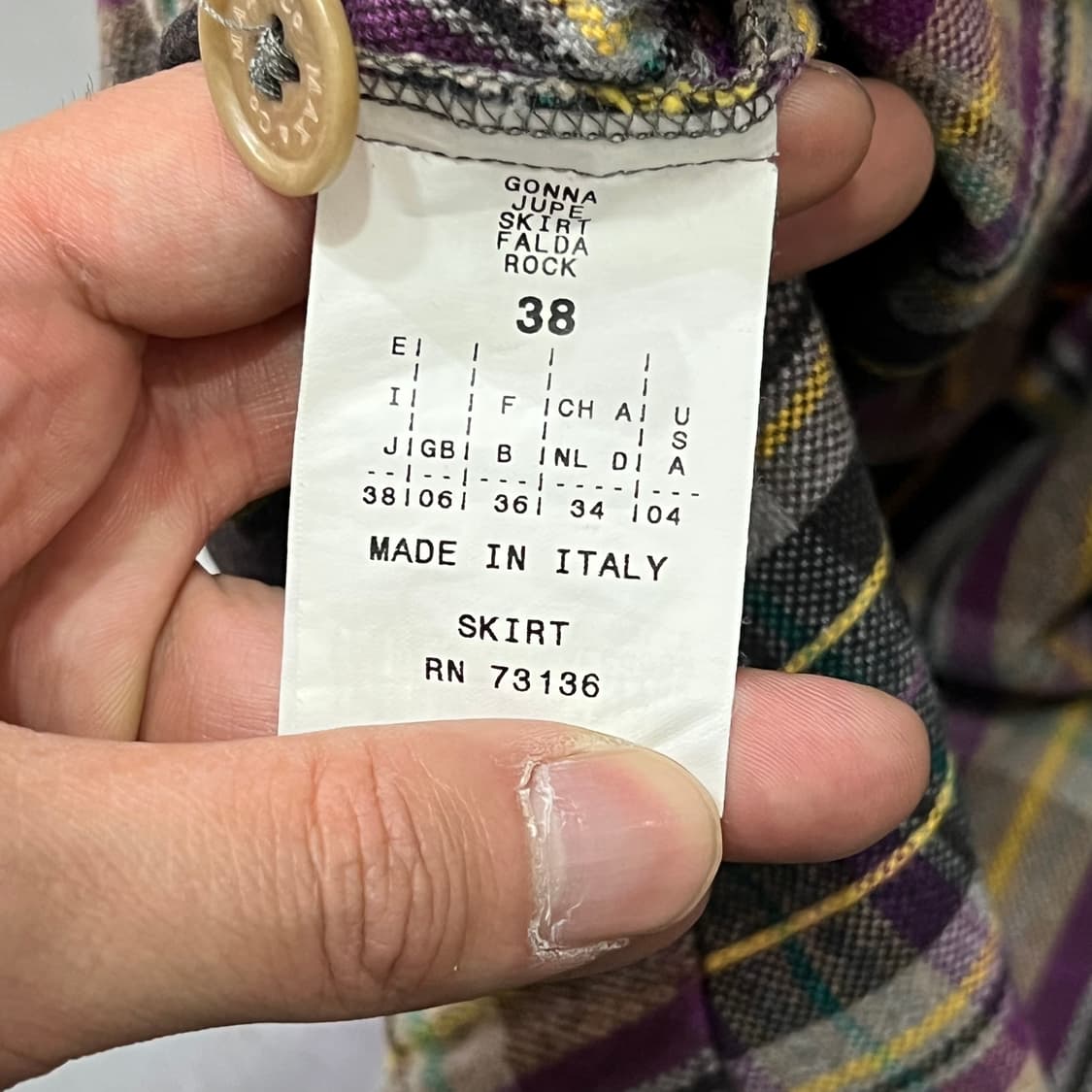  막스앤코 체크 미디 스커트 y16342 상품이미지7