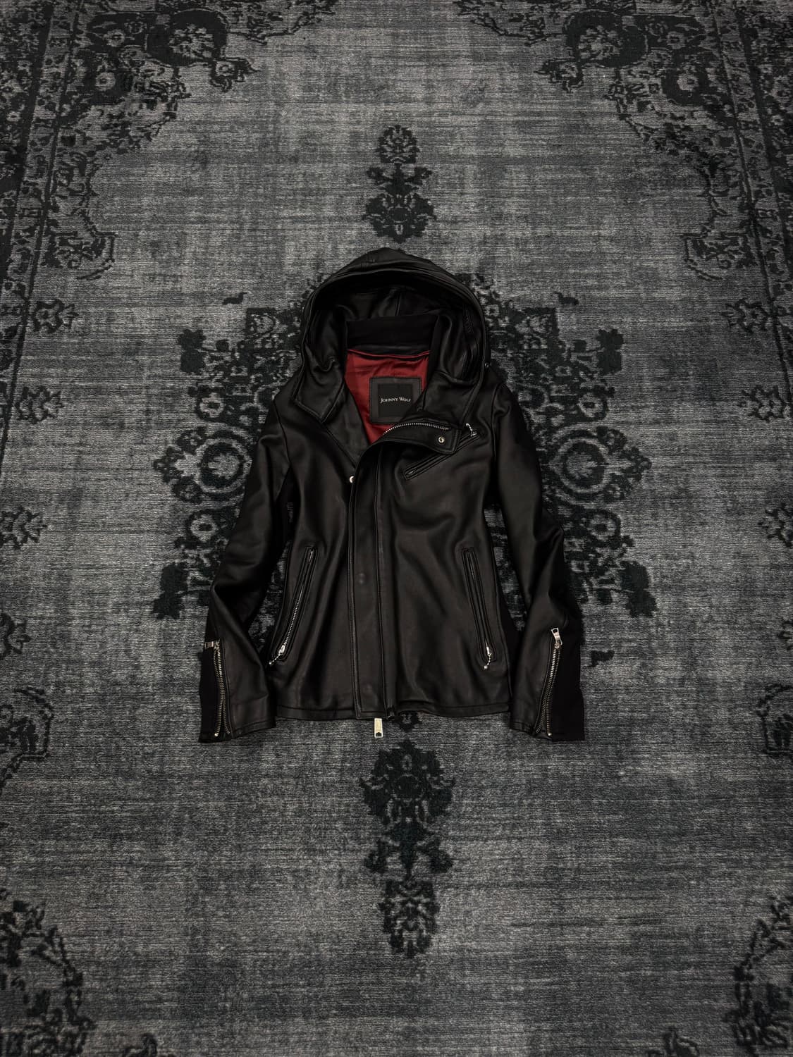 Johnny wolf 00s archive bono hood leathe 상품이미지1