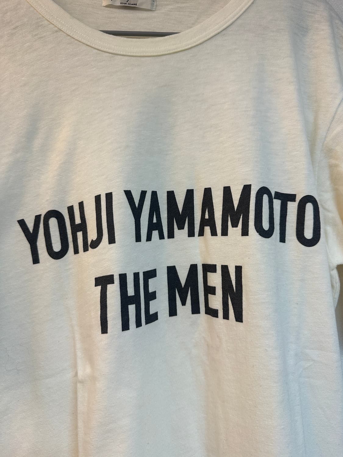 요지야마모토 뿌르옴므 티셔츠 상품이미지2