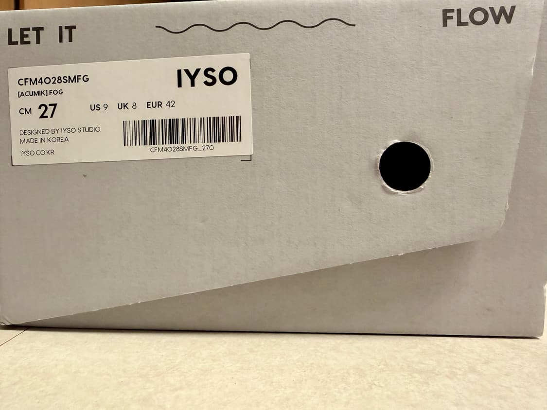 이소 / 아큐믹 포그 스니커즈 / 270 상품이미지8