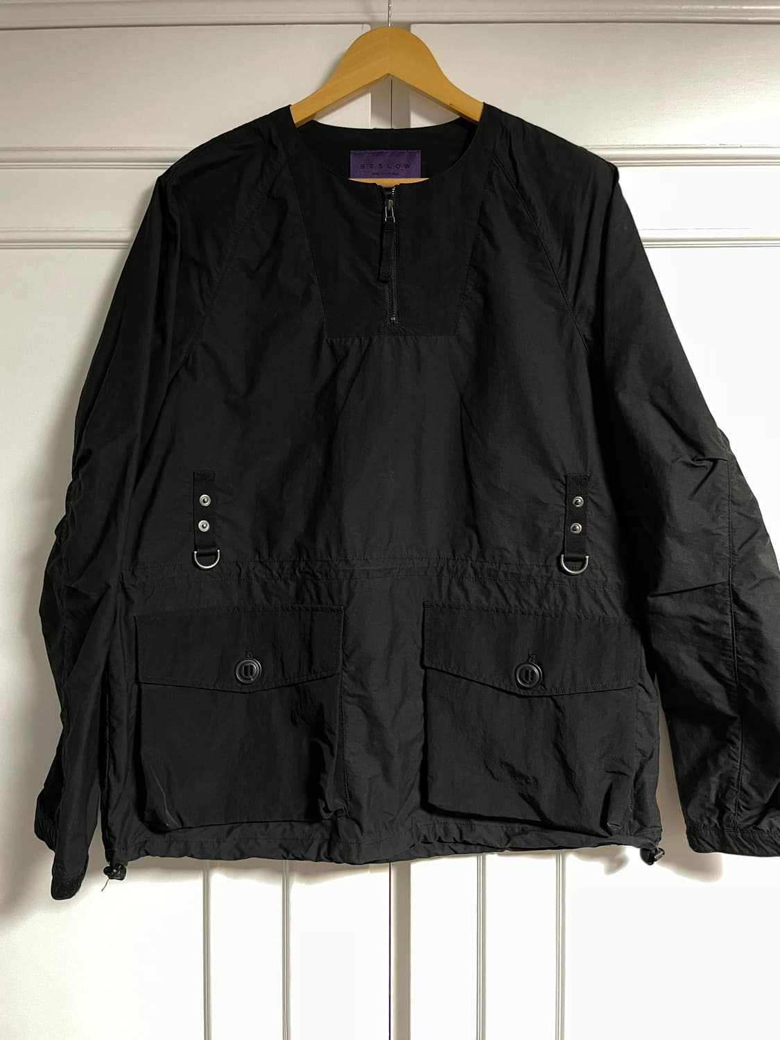BESLOW Purple Detachable Anorak Black M 상품이미지3