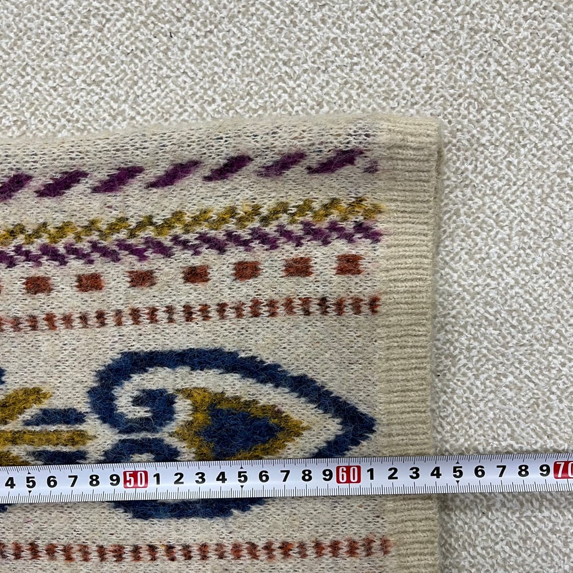 [실측확인] 빈티지 에스닉 패턴 니트 스웨터 0107M1 상품이미지4