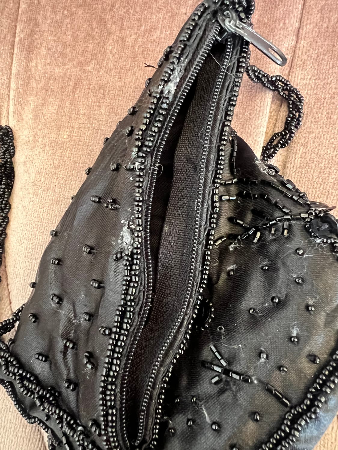 일본수입 핸드메이드 비즈공예 블랙 크로스백 미니백 상품이미지5