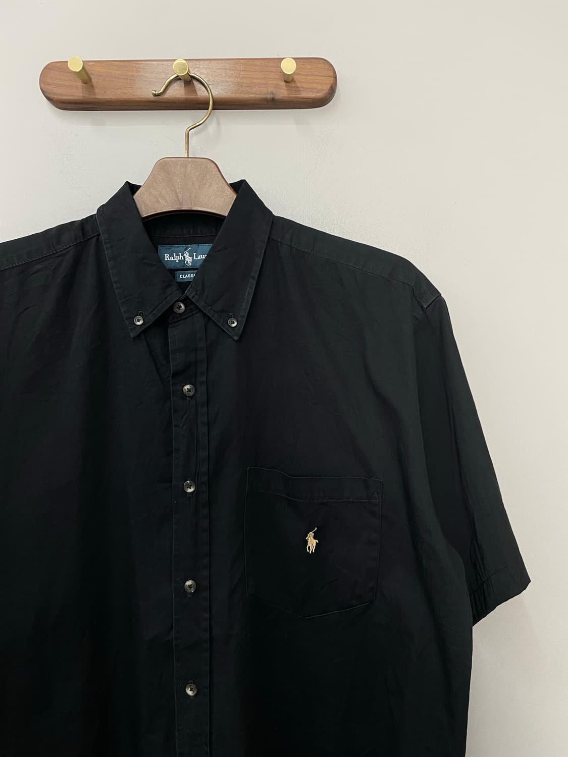 폴로 랄프로렌 블랙 반팔 셔츠 H2448 상품이미지3