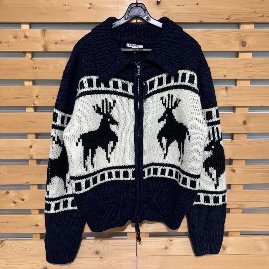 파르티멘토 니트집업 상품이미지1